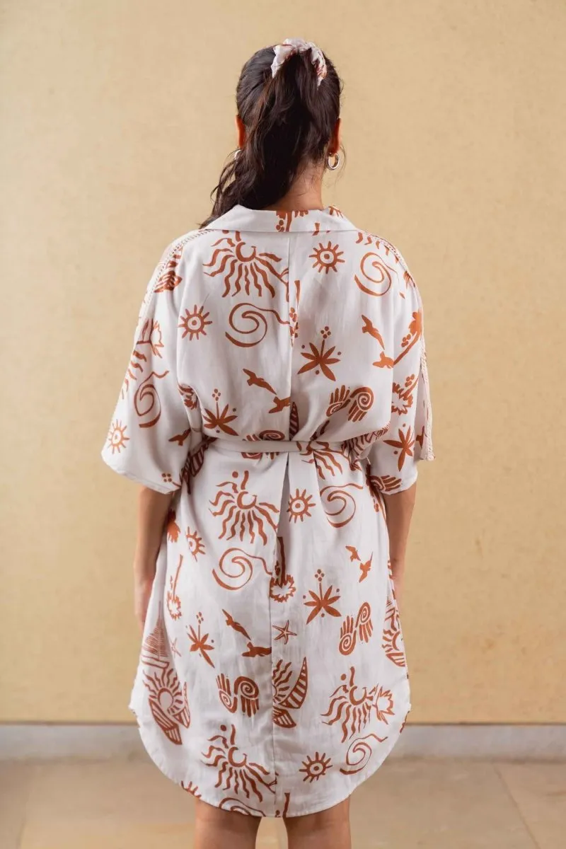 Ceres Dress - Print - Hemp Tencel