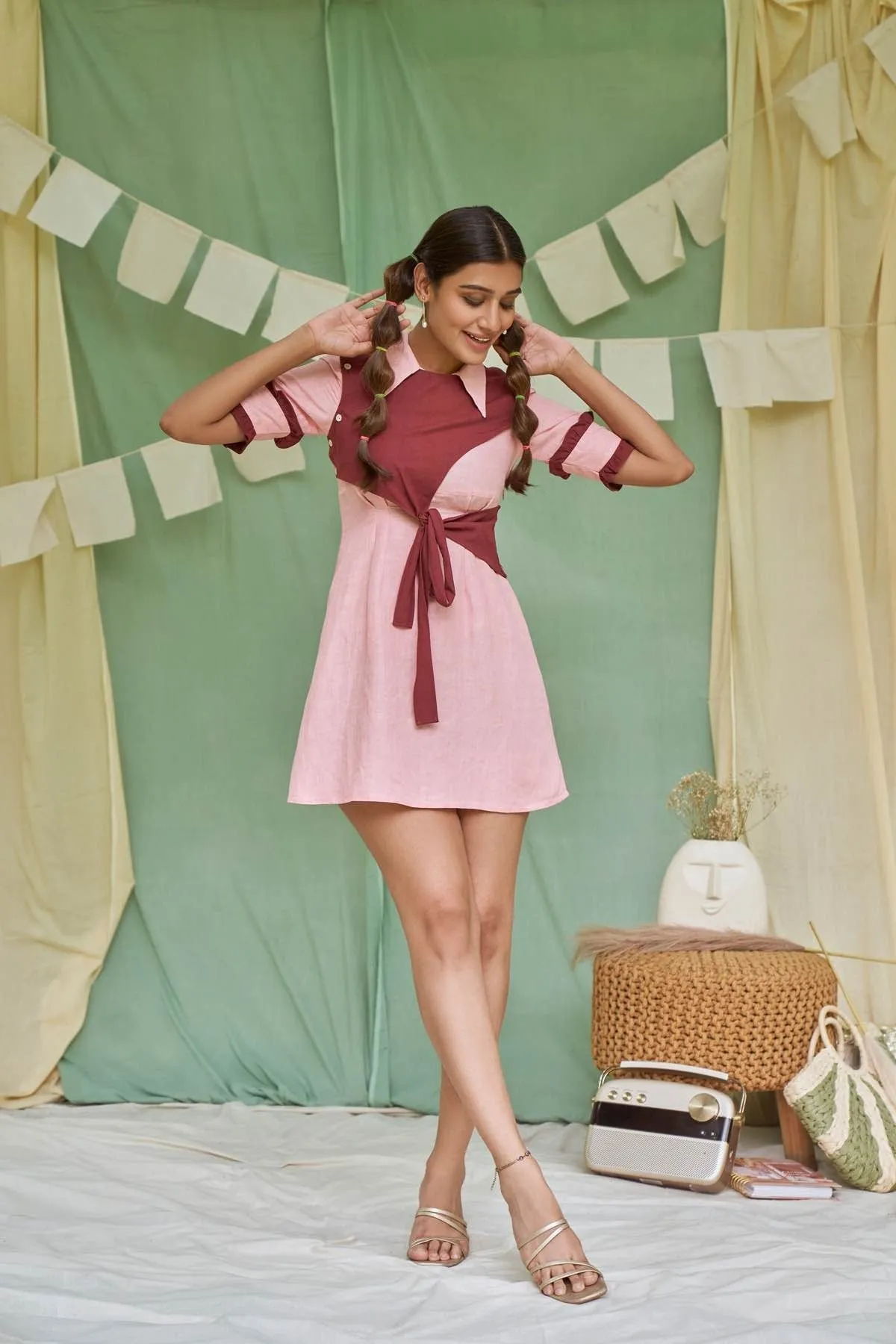 Chandon Bush Detachable Bamboo Hemp Dress