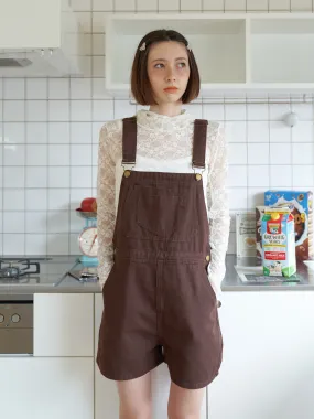 Chocolate Overall Shorts