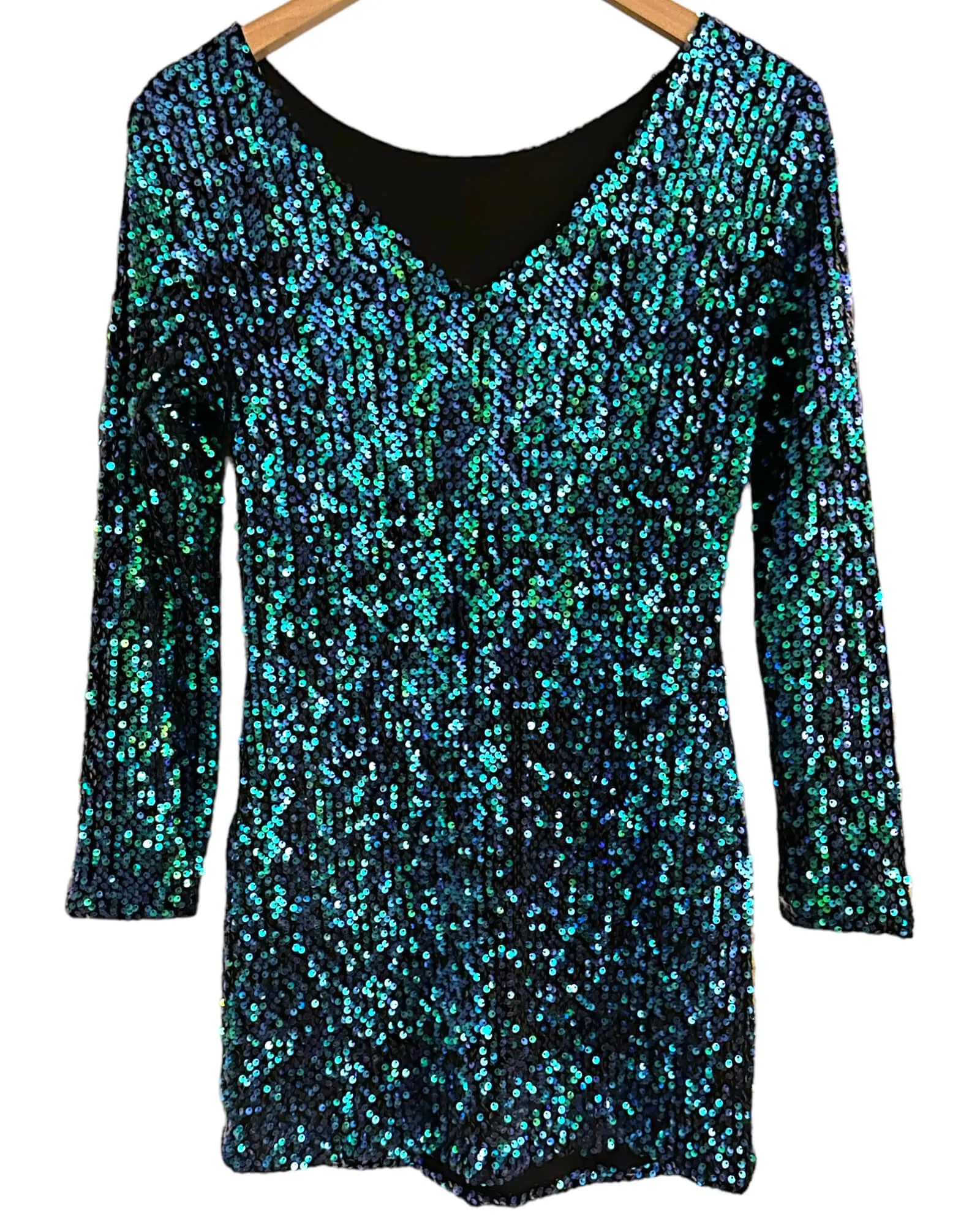 Cool Winter Sequin Dress