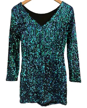 Cool Winter Sequin Dress