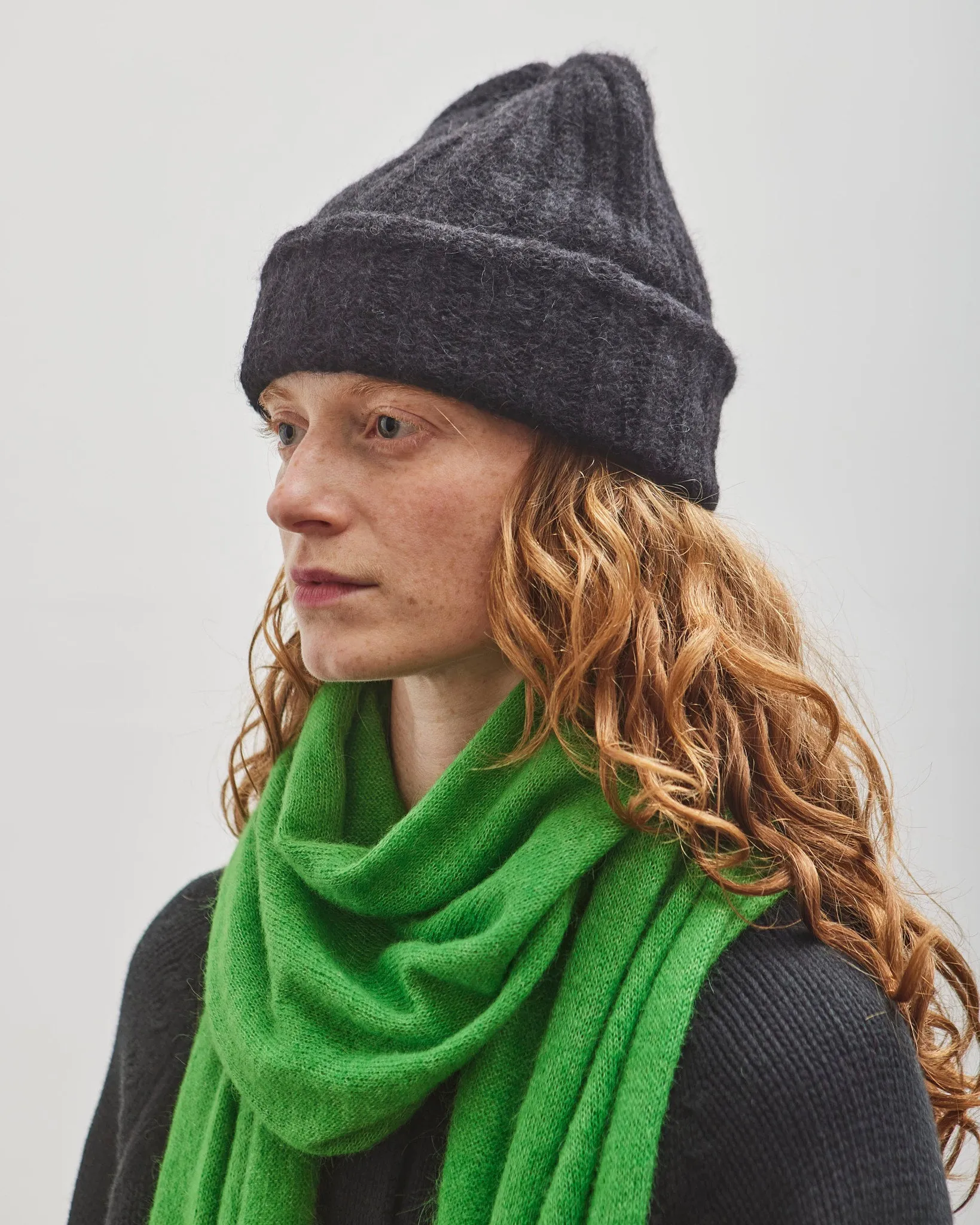 Cordera Baby Alpaca Beanie, Black