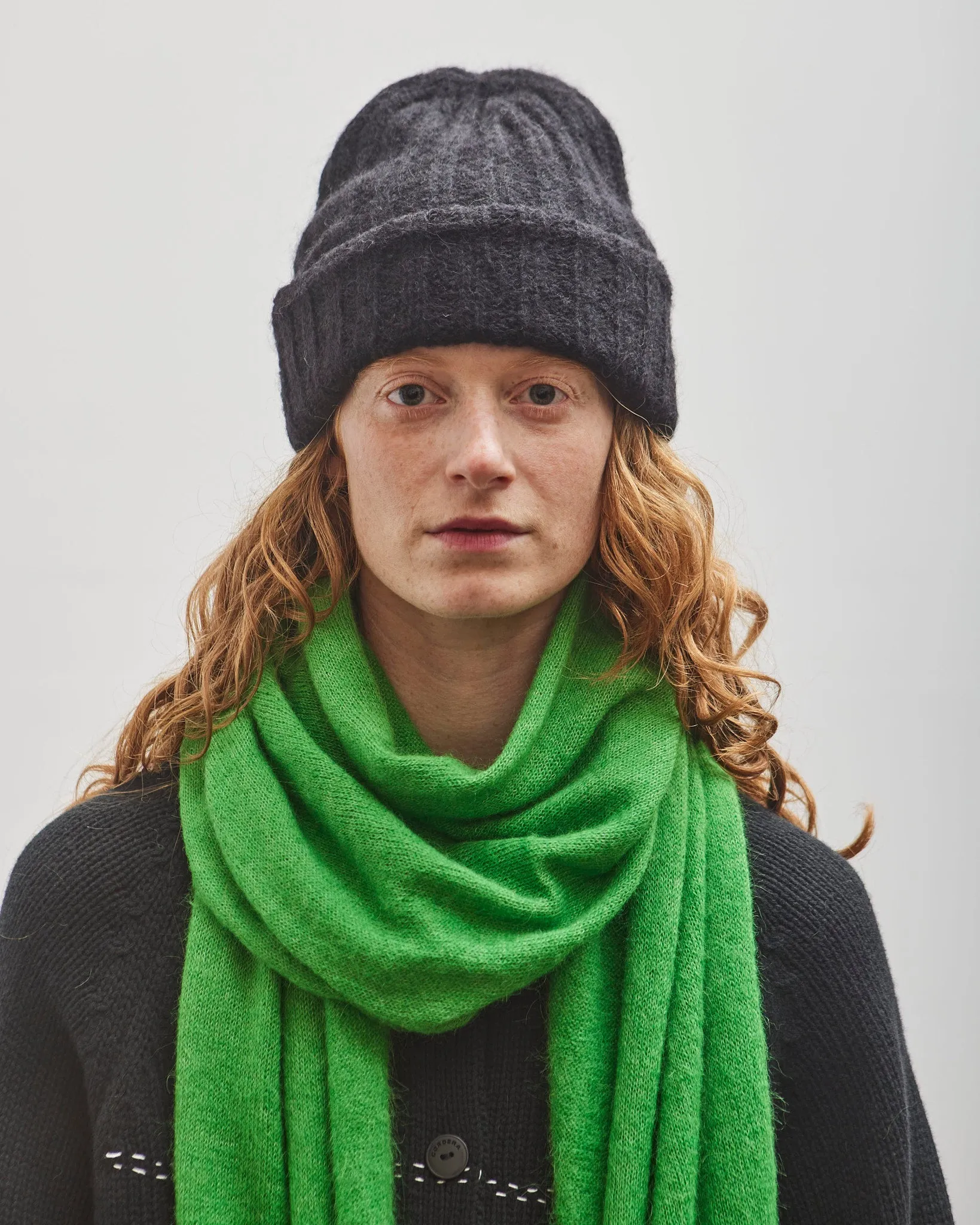 Cordera Baby Alpaca Beanie, Black