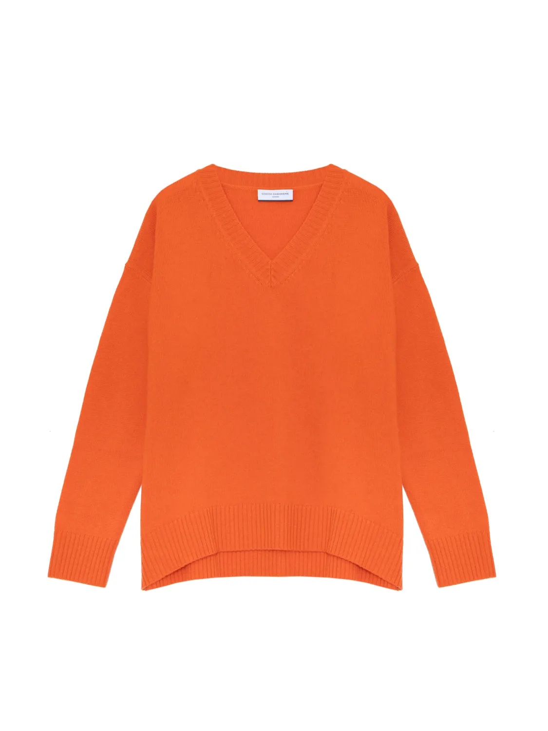 Core Relaxed V Neck Wool/Cashmere Jumper
