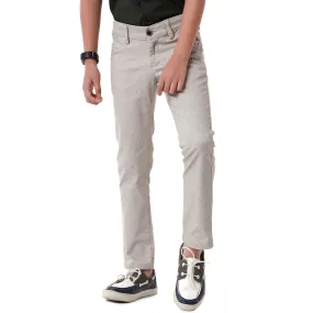 CP BRO BOYS Cotton Solid Slim Fit Grey Color Trouser - BBTR S2 05 A
