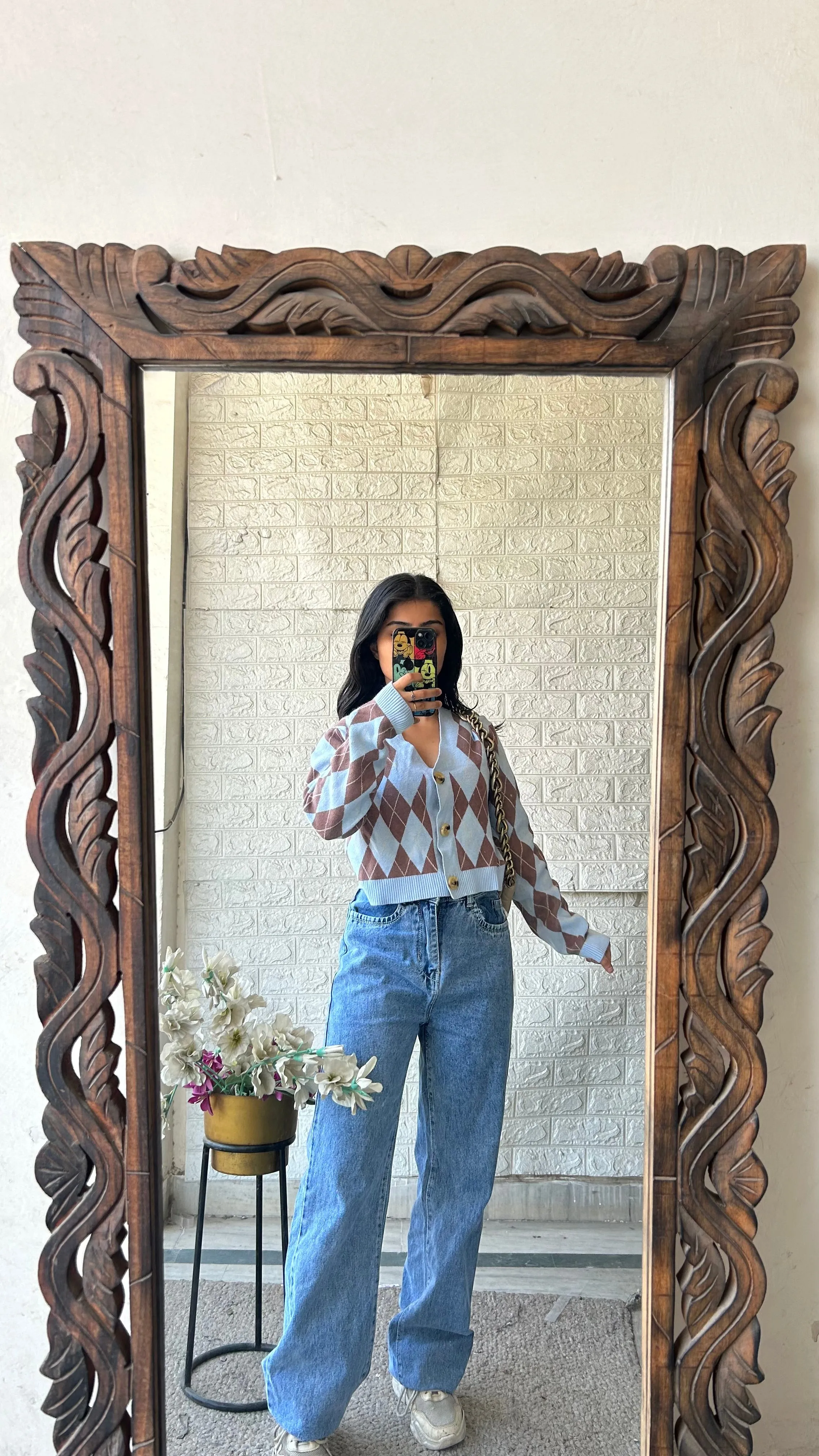 Crop cardigan XS