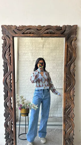 Crop cardigan XS