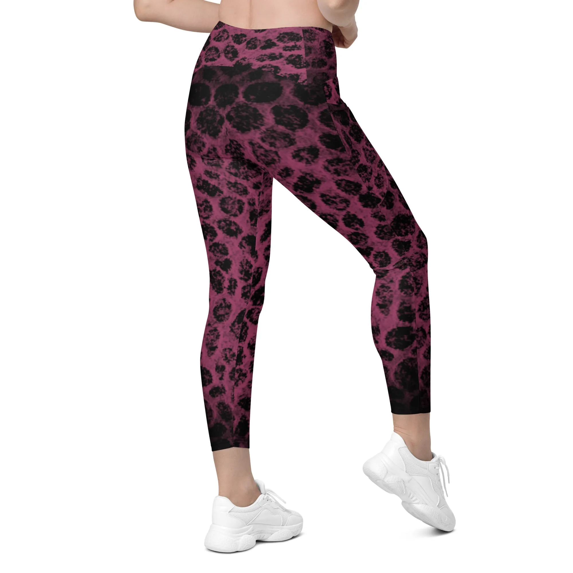 Crossover Designer Leggings with Pockets, lioness-love