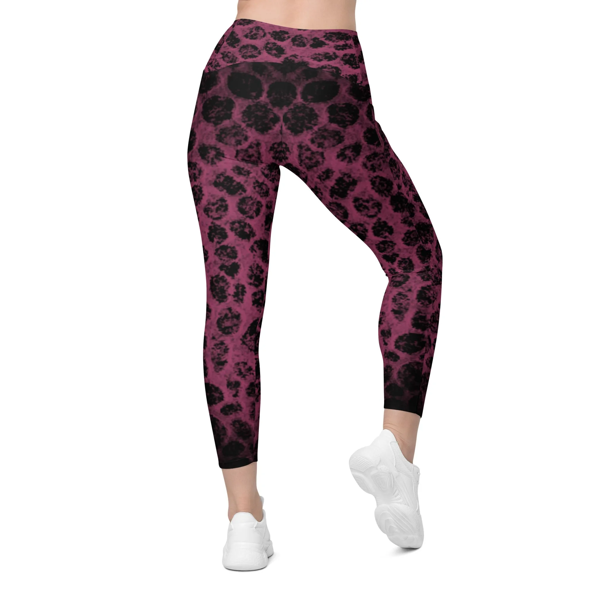 Crossover Designer Leggings with Pockets, lioness-love