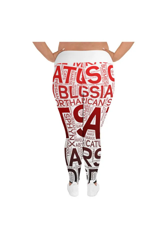 Cute Cat-Lover Plus Size Leggings