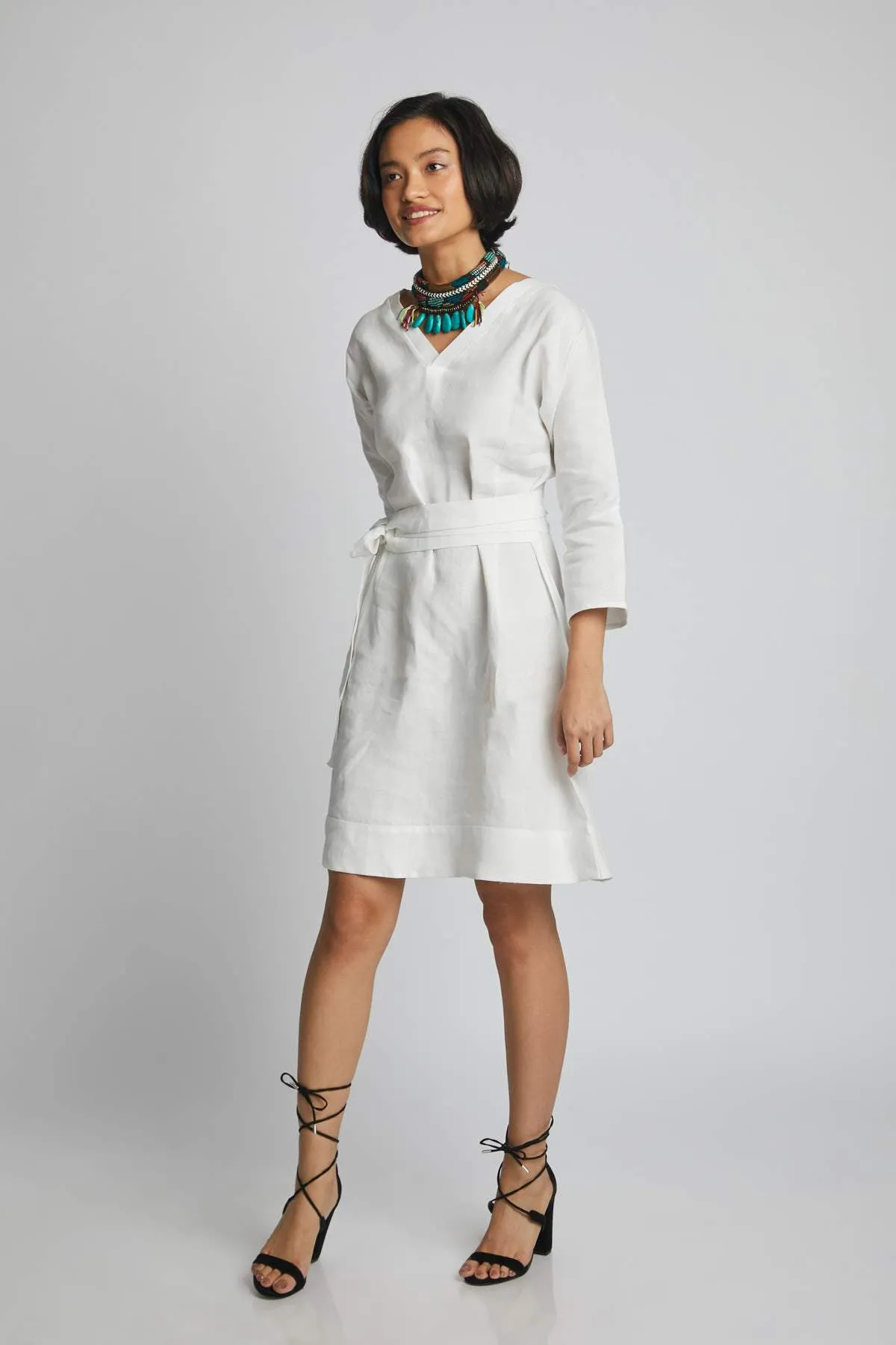 Dazzle Tie Up Dress