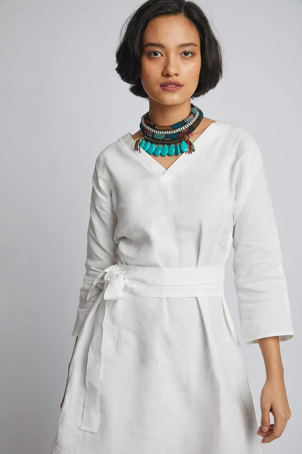 Dazzle Tie Up Dress