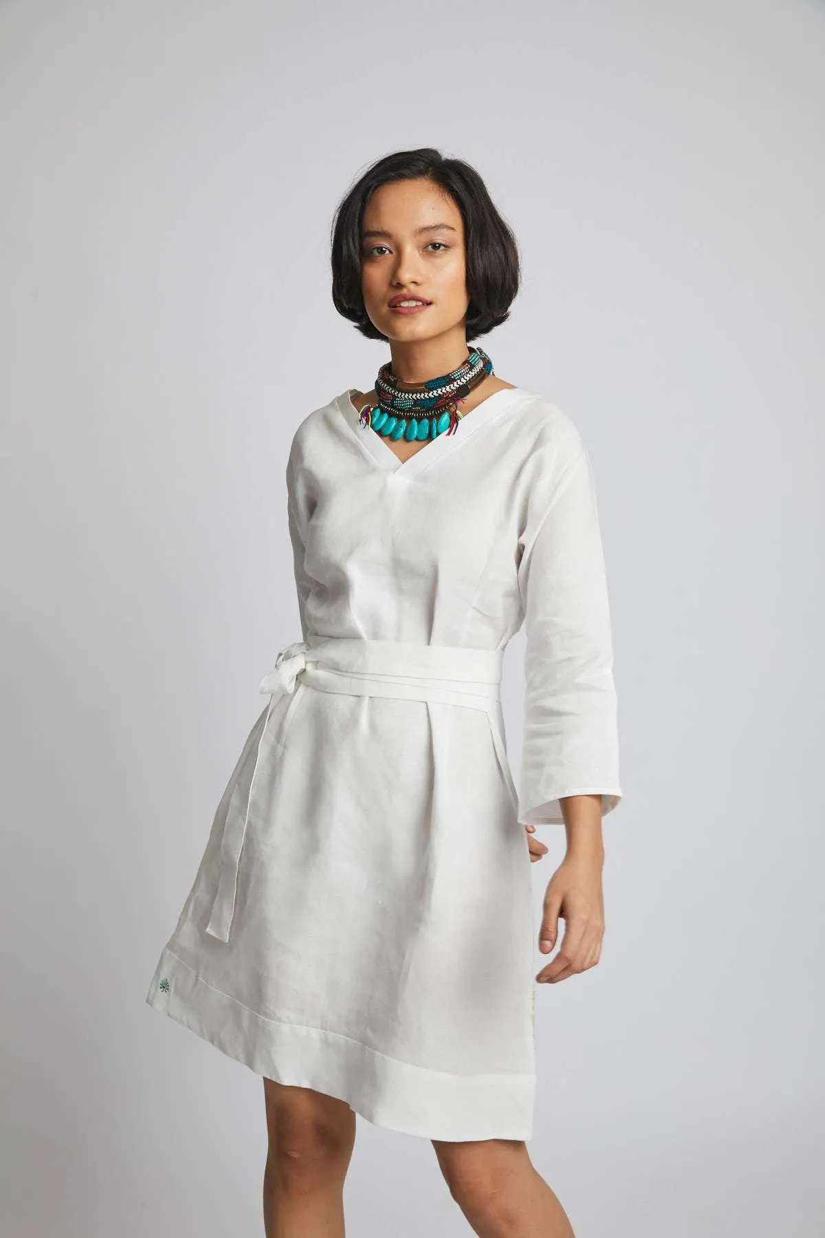 Dazzle Tie Up Dress