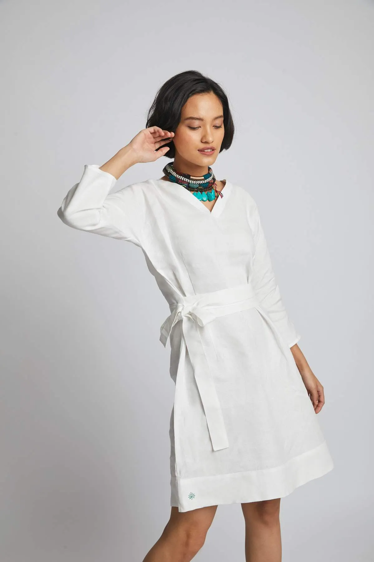 Dazzle Tie Up Dress
