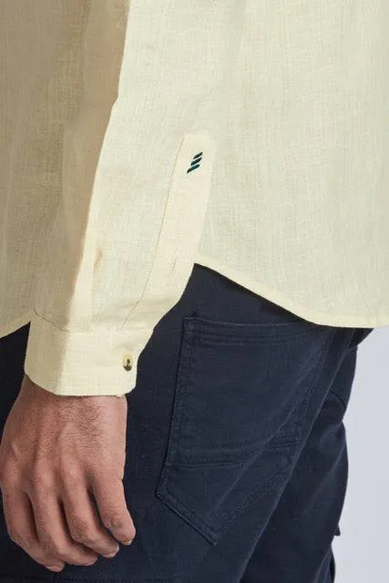 Delta Asymmetric Shirt Light Yellow