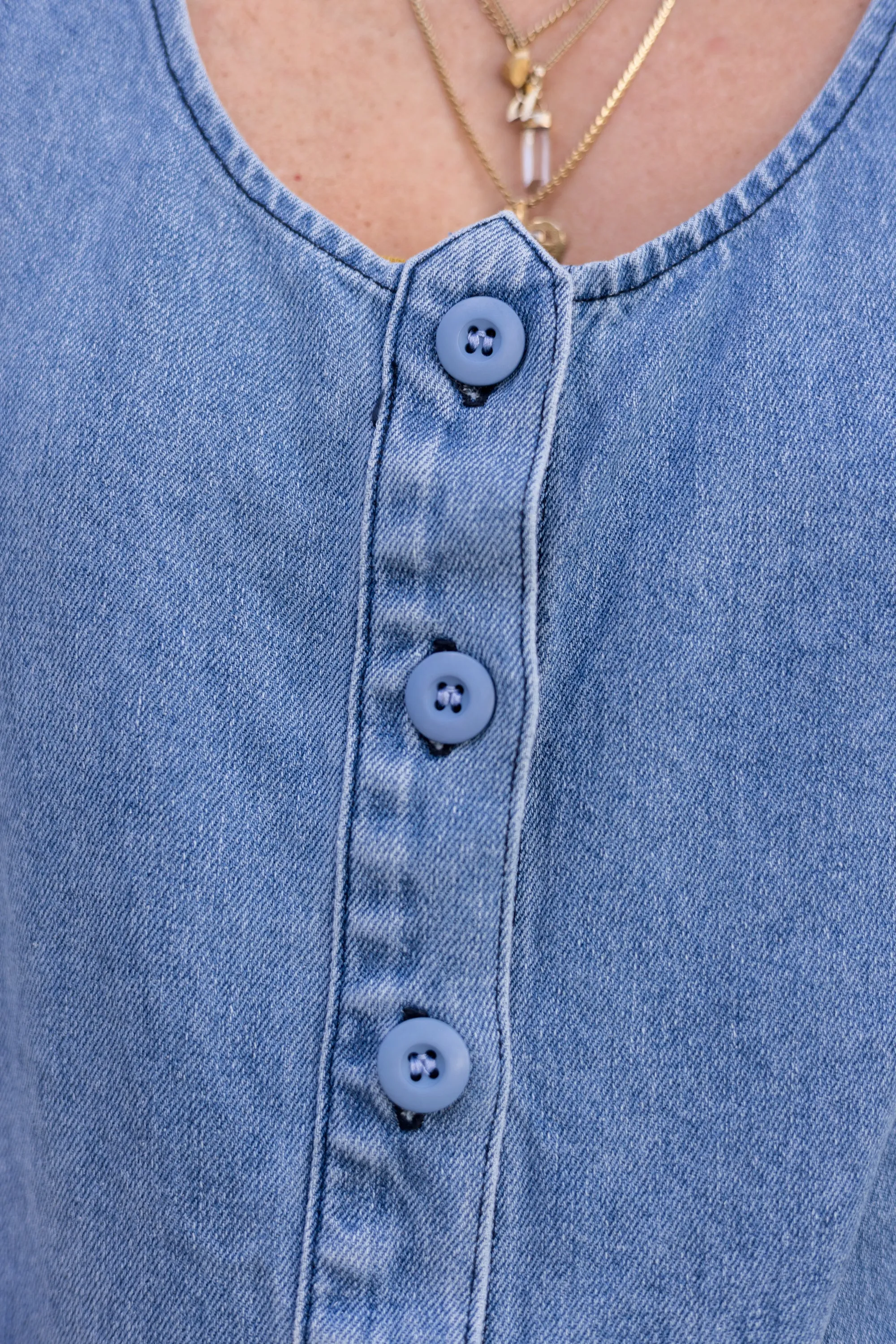 Denim Jumper Dress