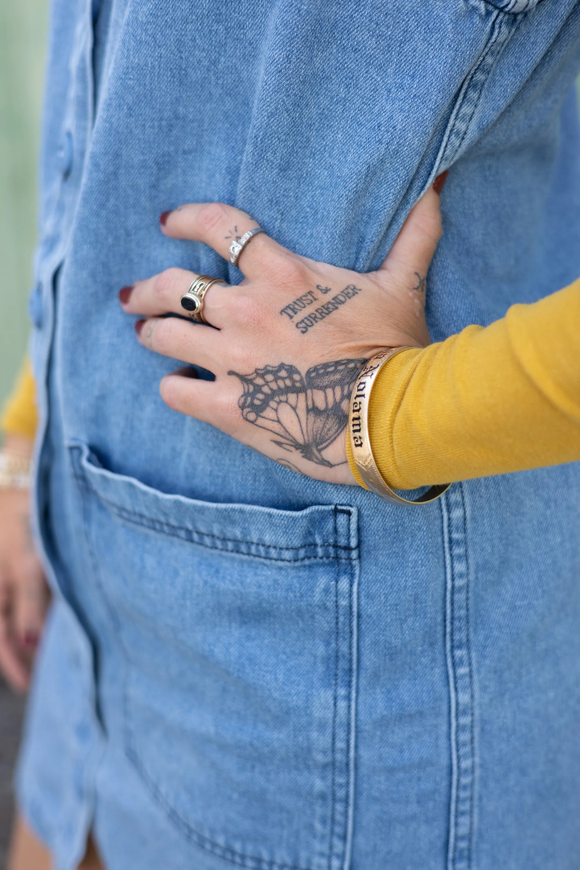 Denim Jumper Dress