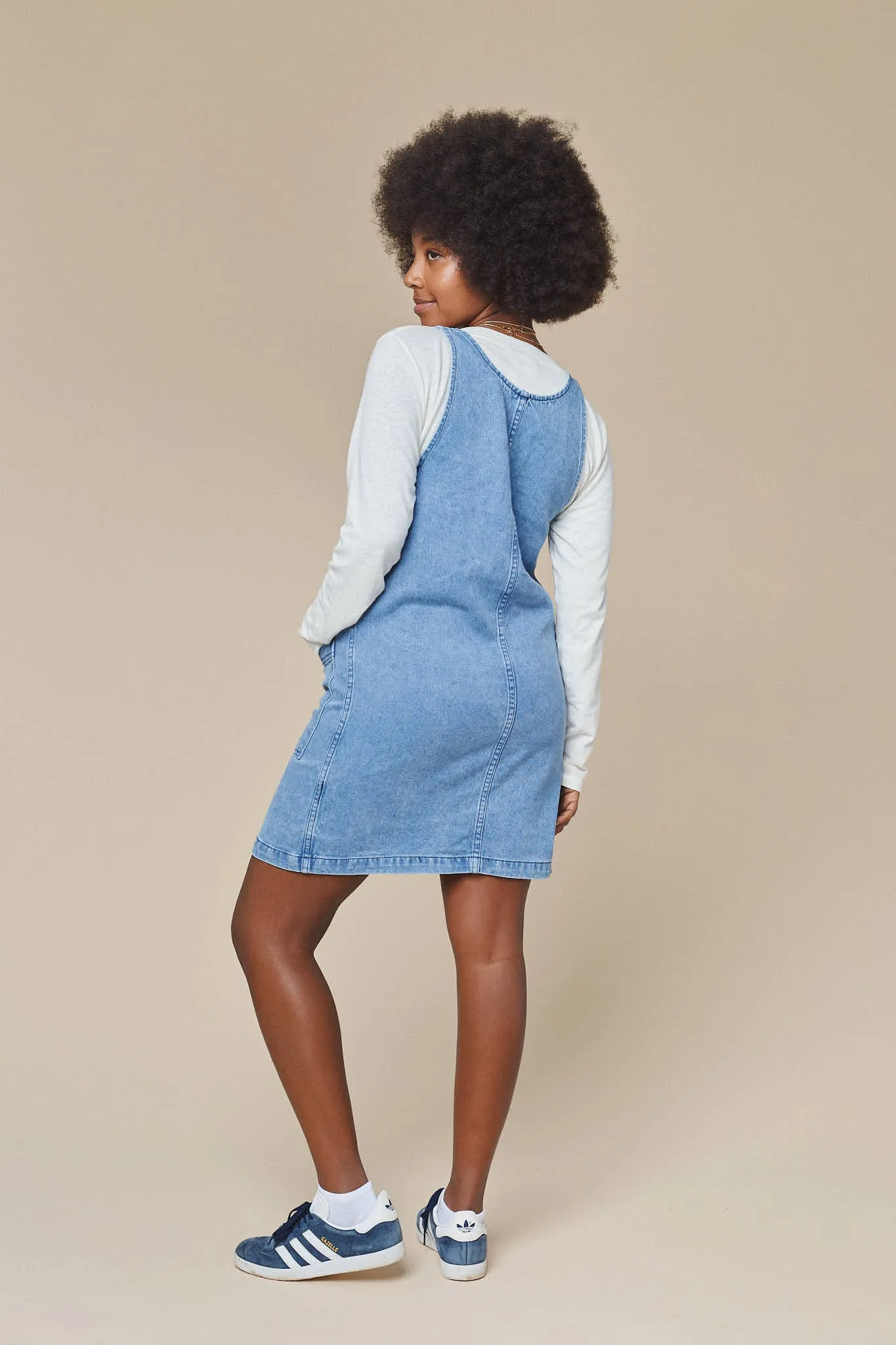 Denim Jumper Dress