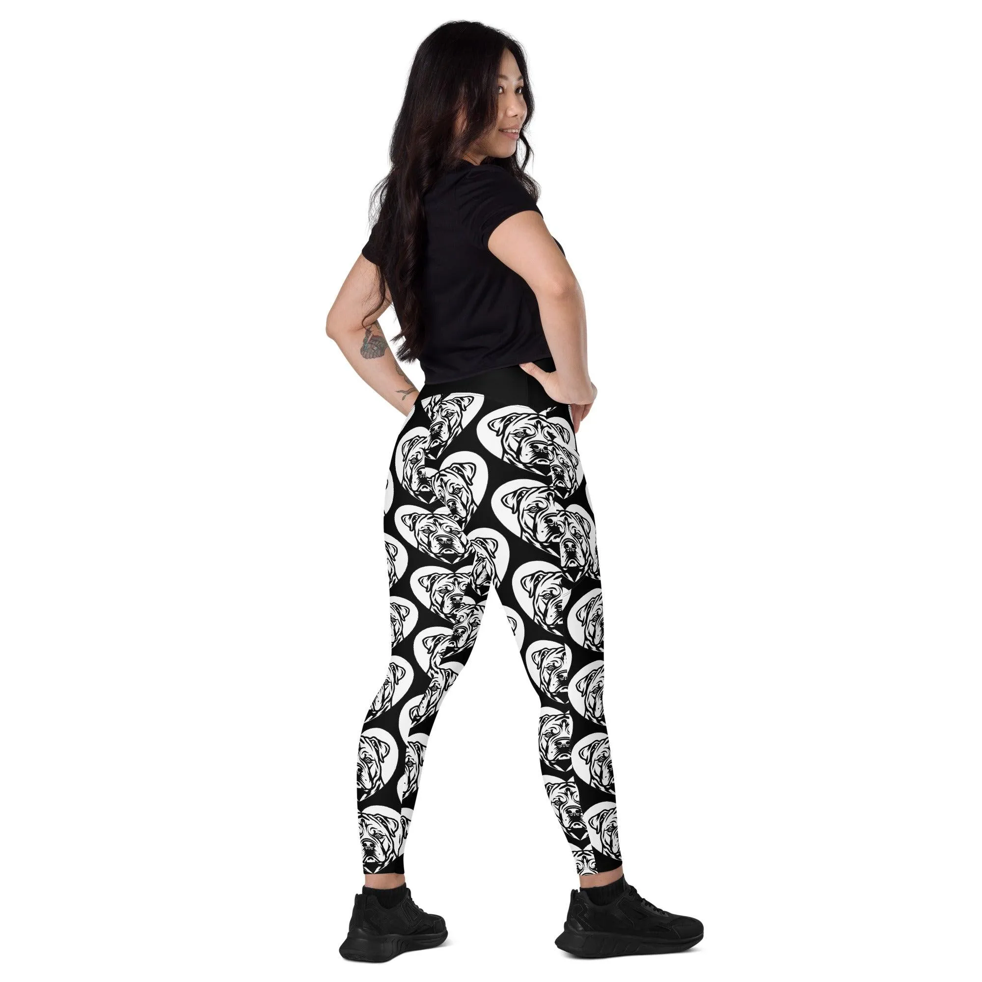 DOG BREED LEGGINGS with pockets - TOSA INU - HERTTAHOUND