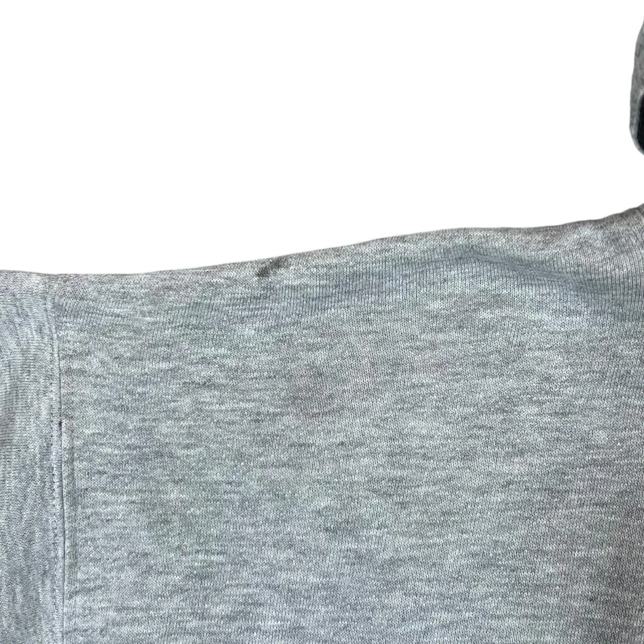 Early 00's LAS VEGAS Embossed Souvenir Spellout Graphic Grey Pullover Hoodie