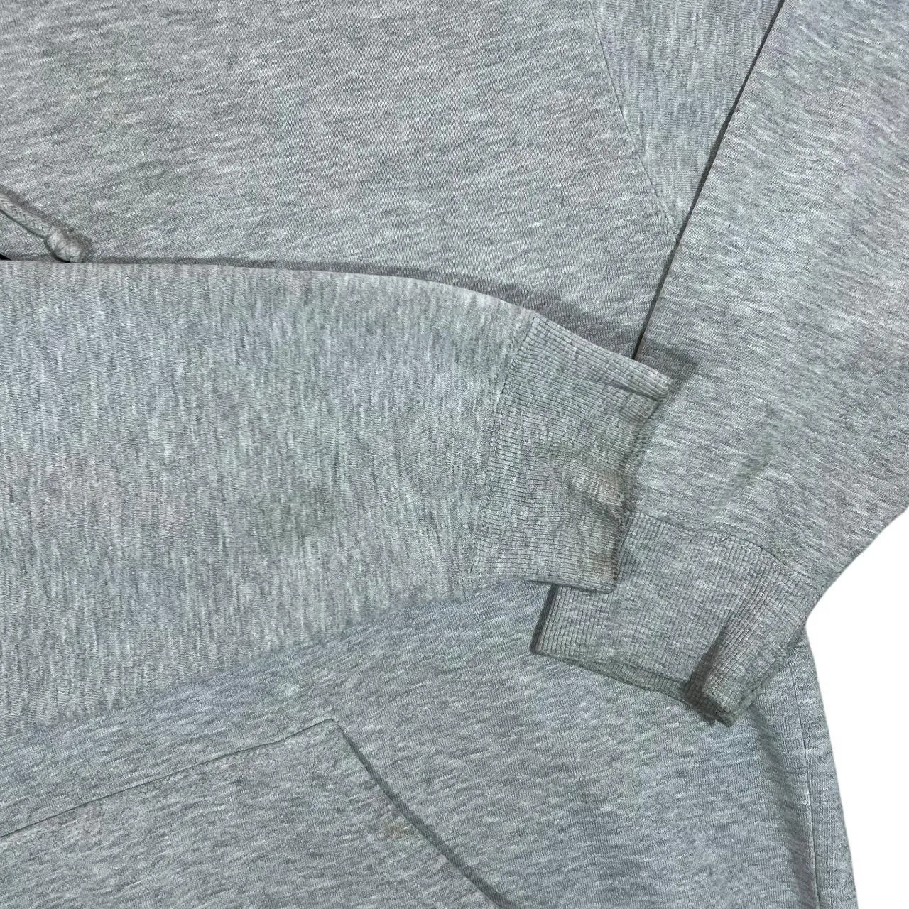 Early 00's LAS VEGAS Embossed Souvenir Spellout Graphic Grey Pullover Hoodie