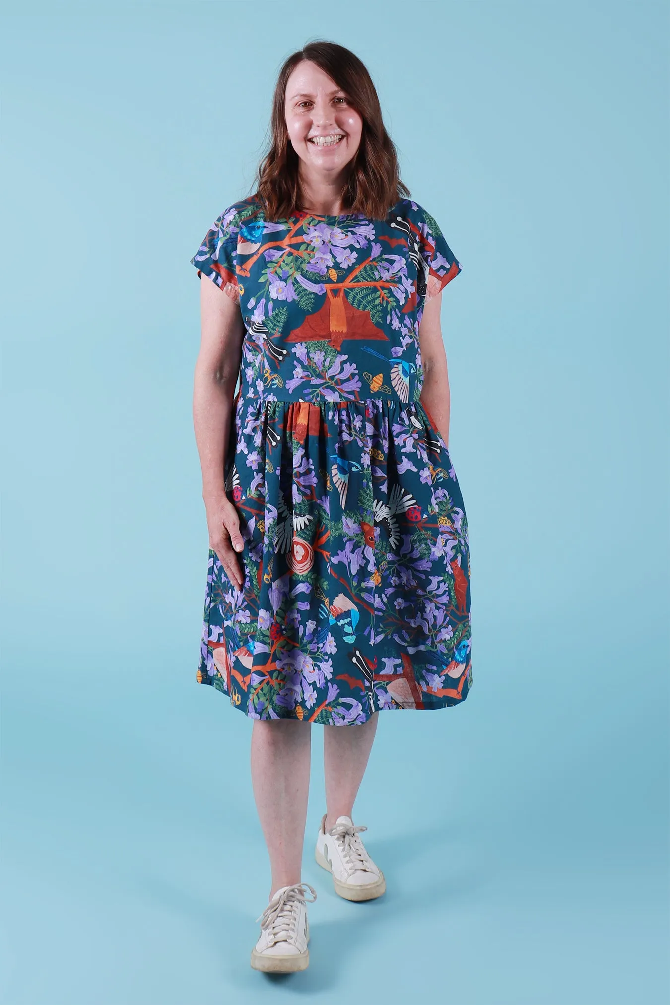 Edie Tie Back Dress Jacaranda