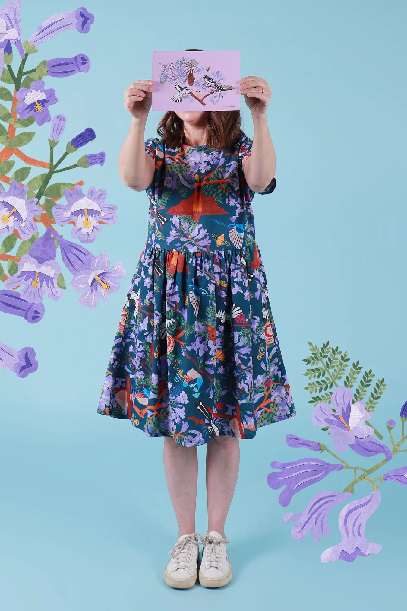 Edie Tie Back Dress Jacaranda