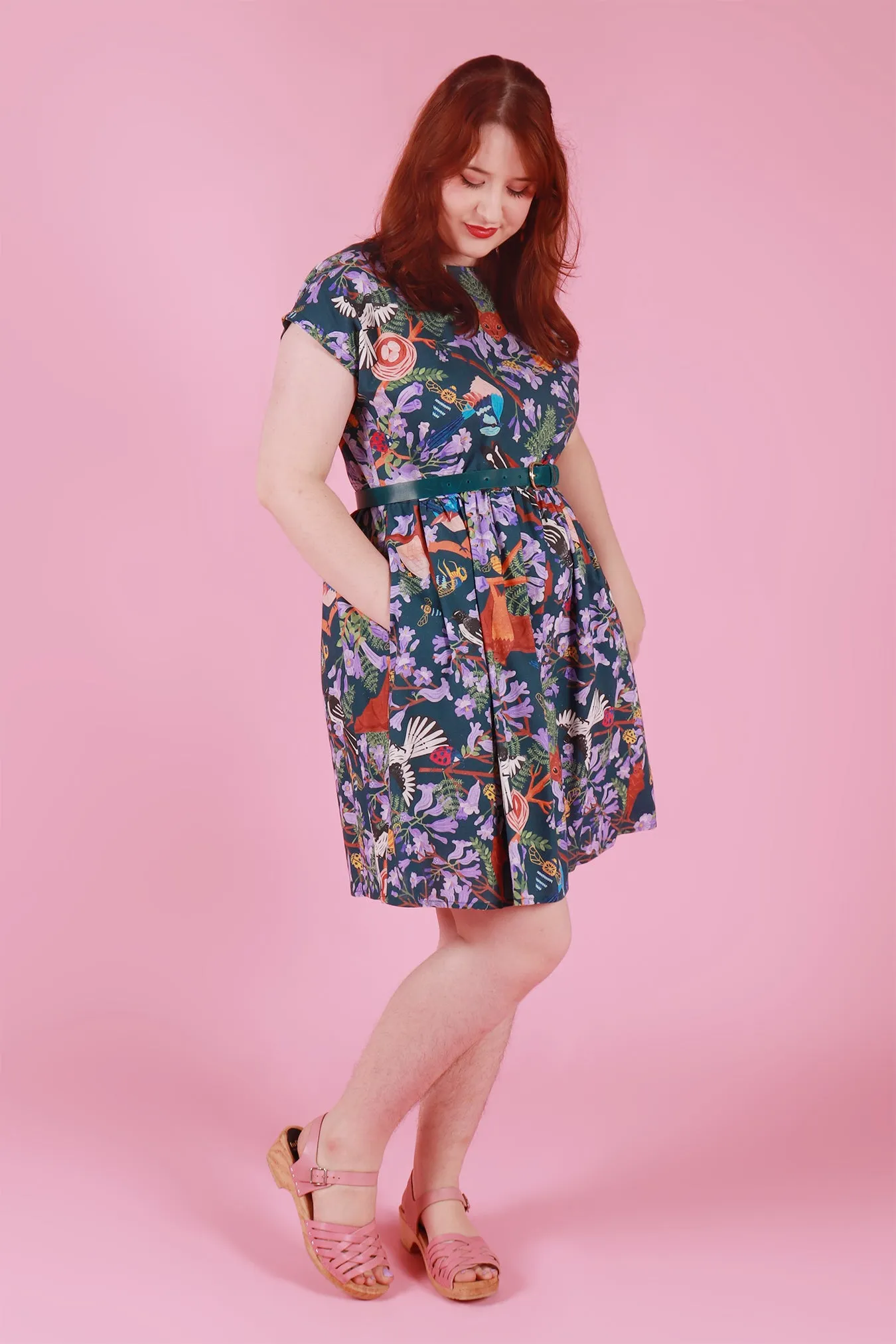 Edie Tie Back Dress Jacaranda