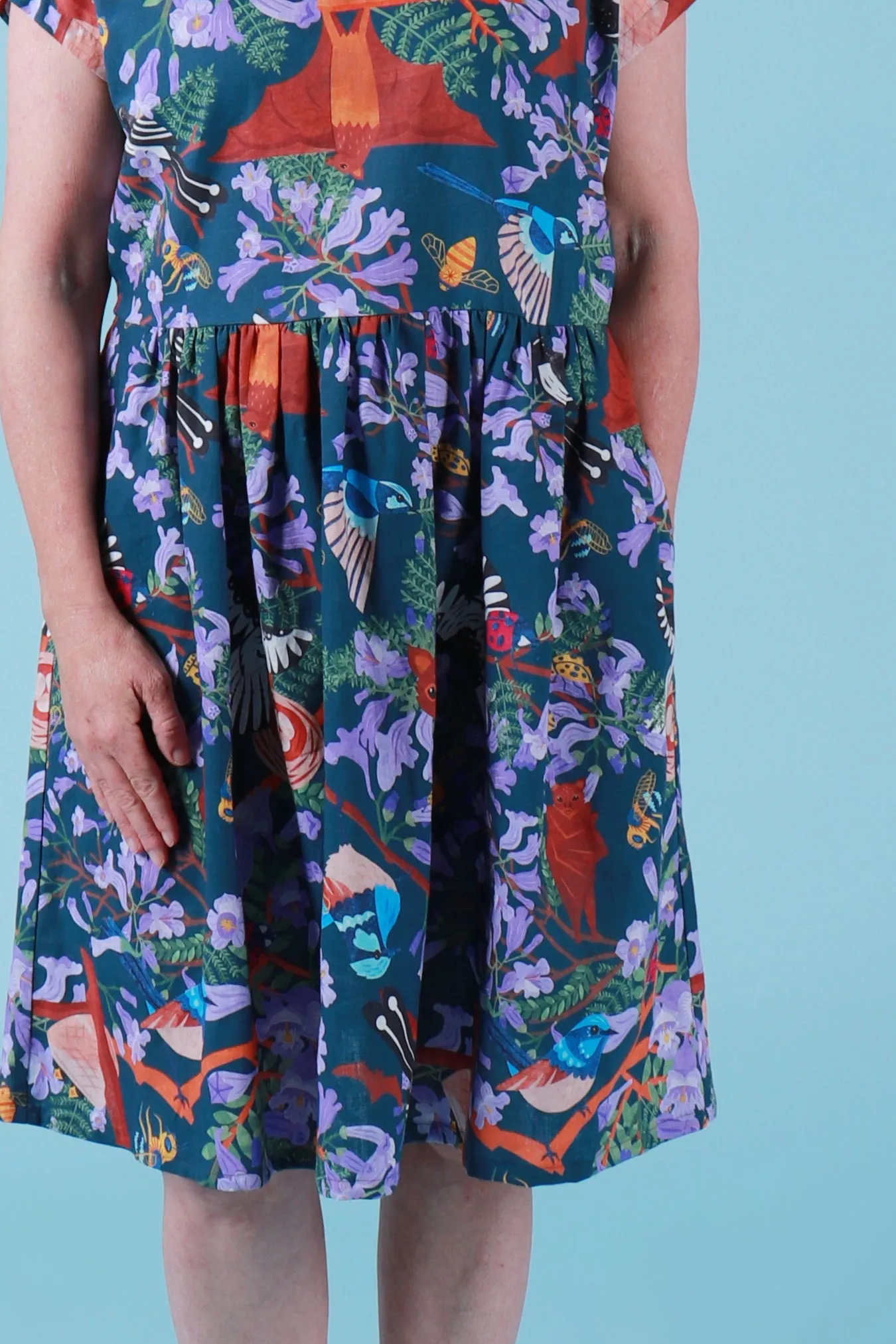 Edie Tie Back Dress Jacaranda