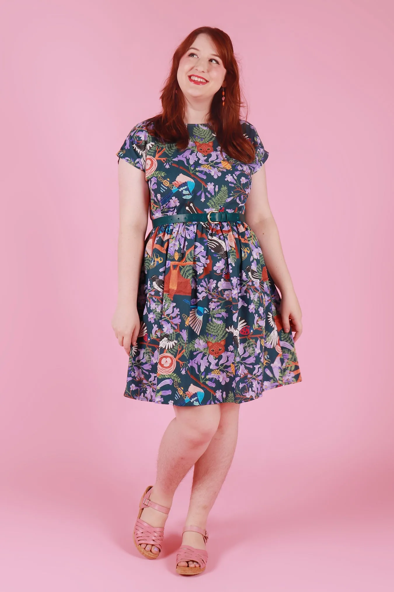 Edie Tie Back Dress Jacaranda