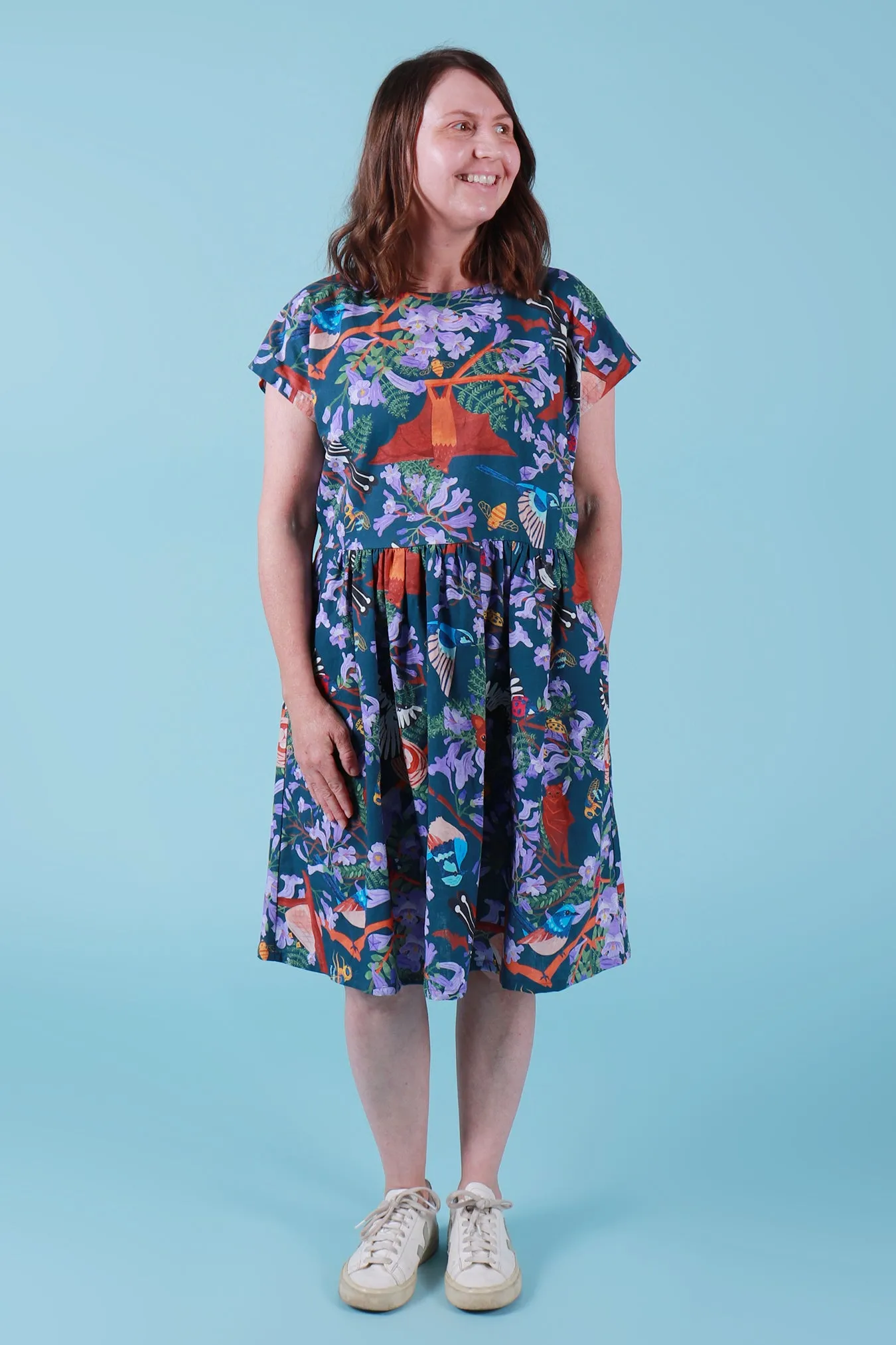 Edie Tie Back Dress Jacaranda