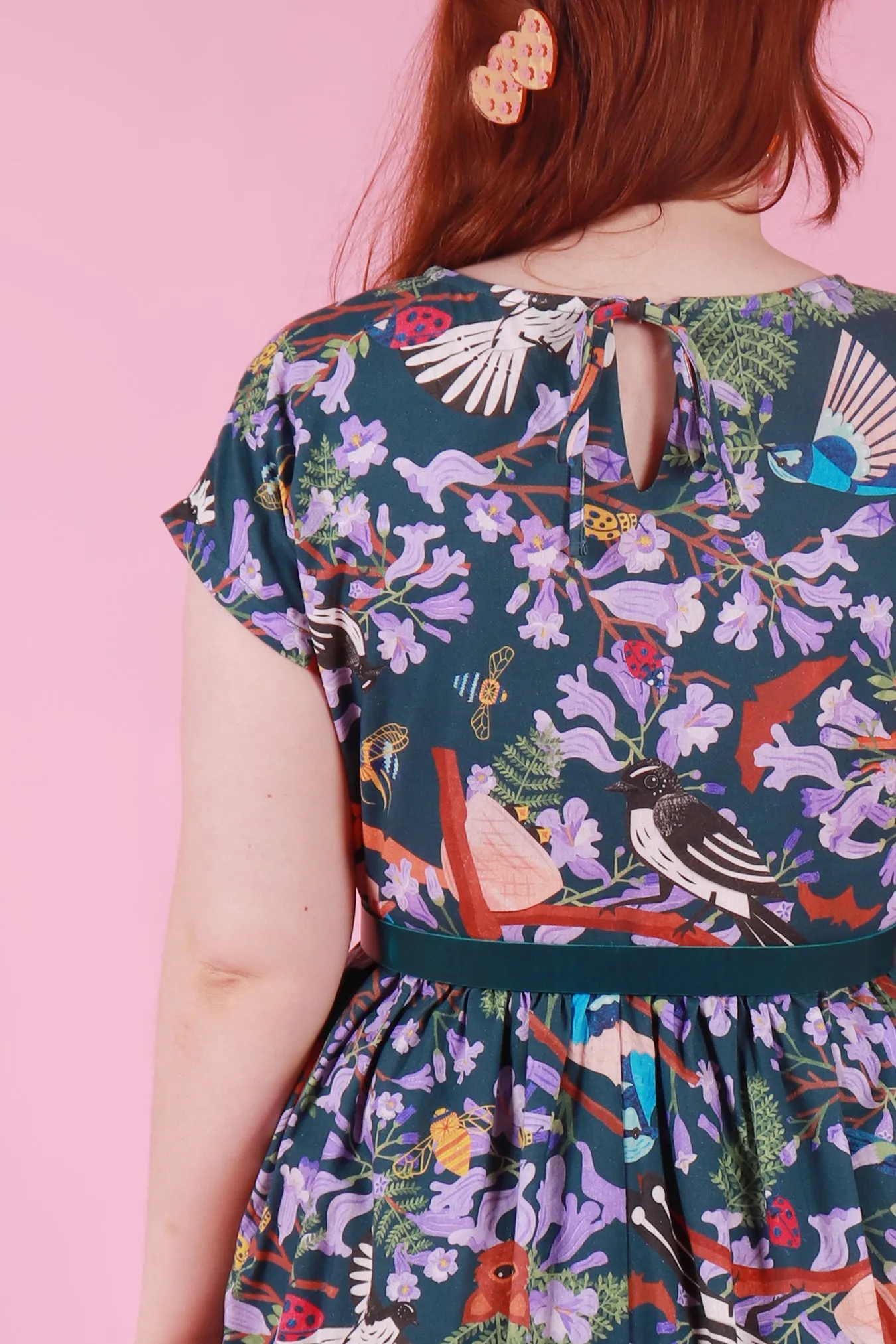 Edie Tie Back Dress Jacaranda