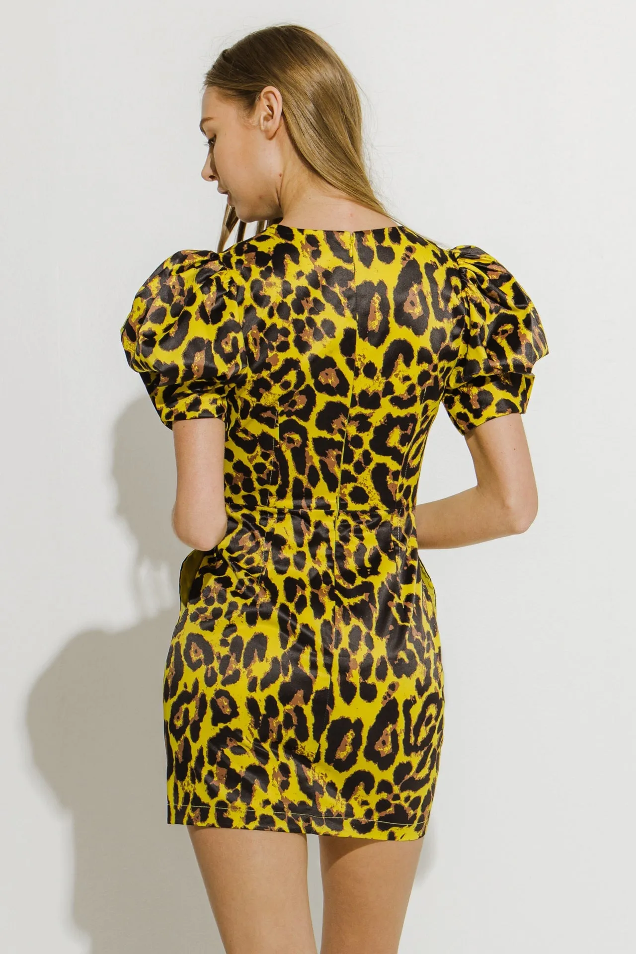 Endless Rose - Leopard Print Mini Dress