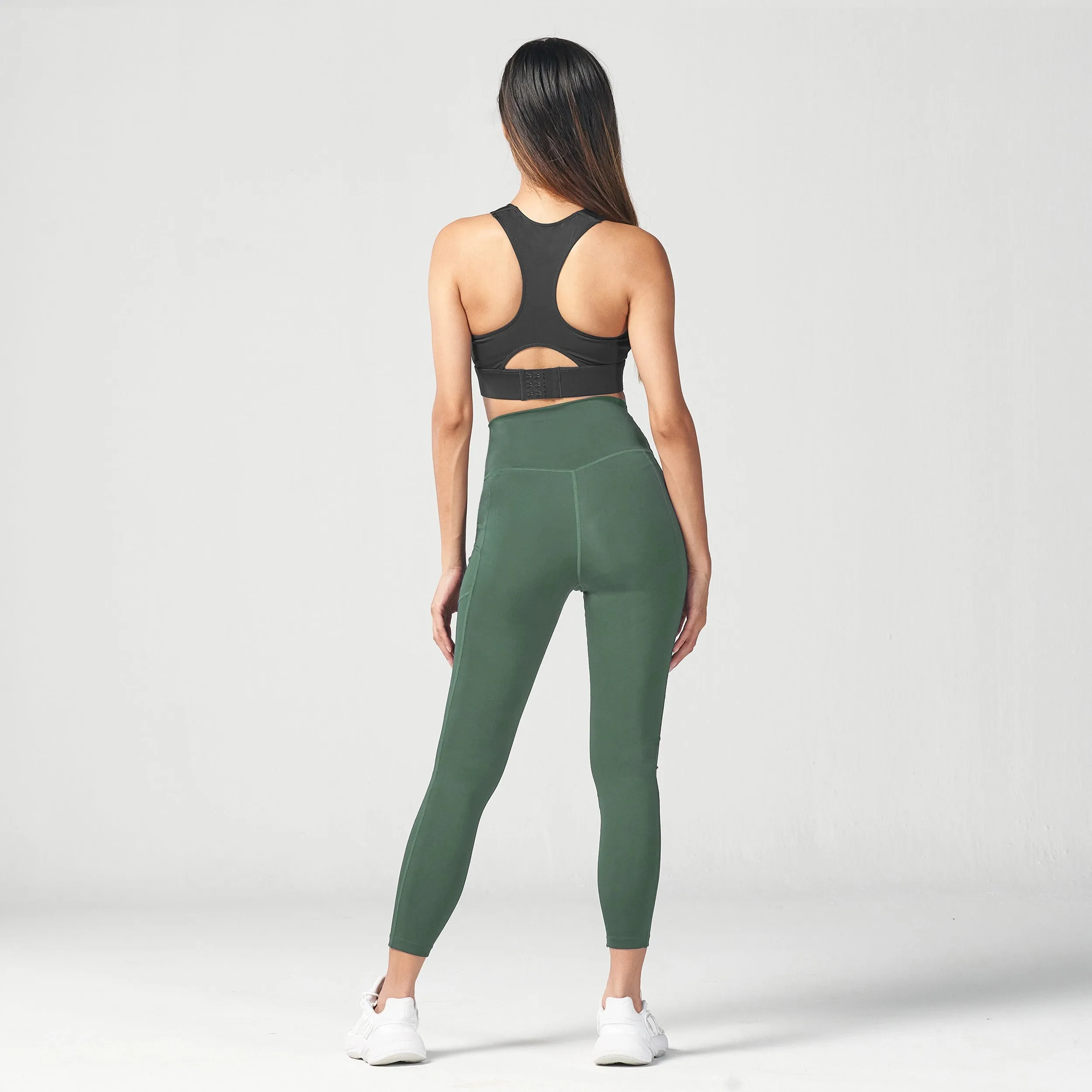 Essential Cropped Leggings 24" - Dark Forest