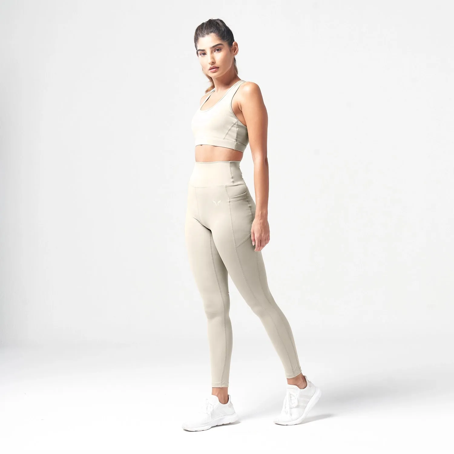 Essential High Waisted Leggings 27" - Silver Lining