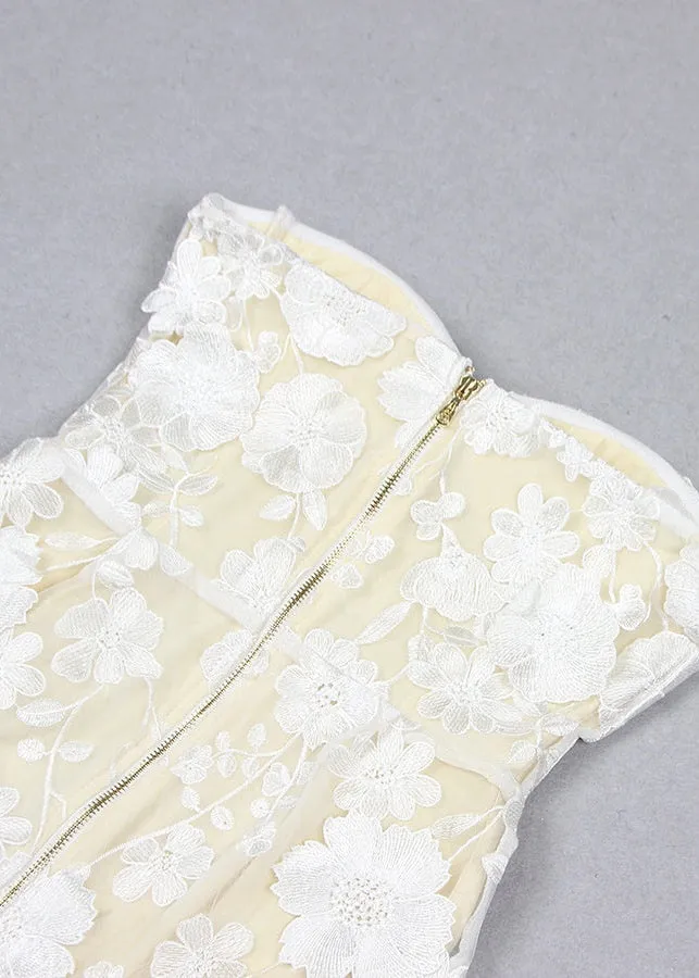 Eunice Floral Embroidered Dress