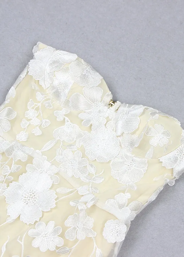 Eunice Floral Embroidered Dress