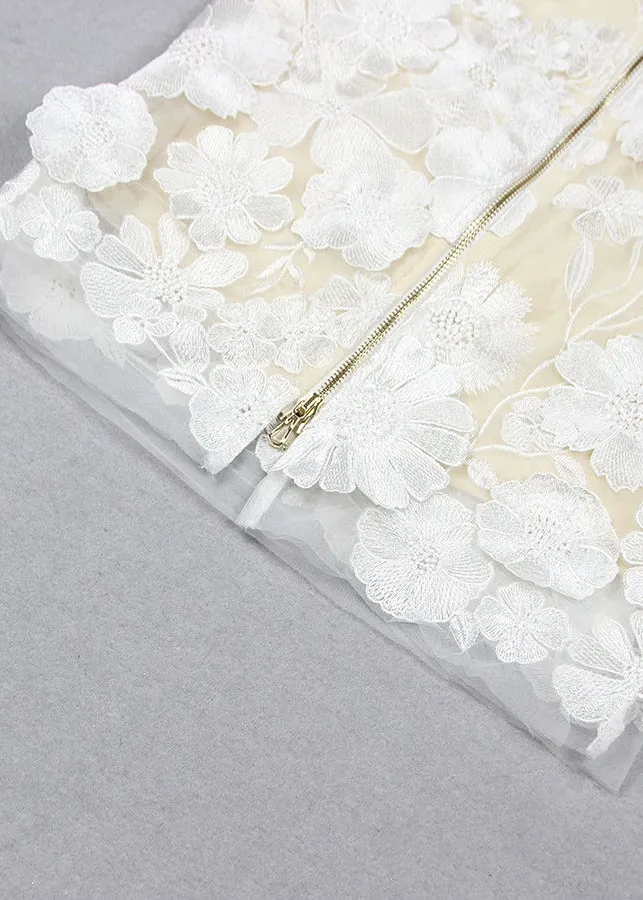 Eunice Floral Embroidered Dress