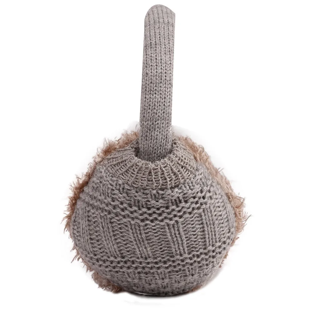 FabSeasons Grey Plain Winter Outdoor Ear Muffs