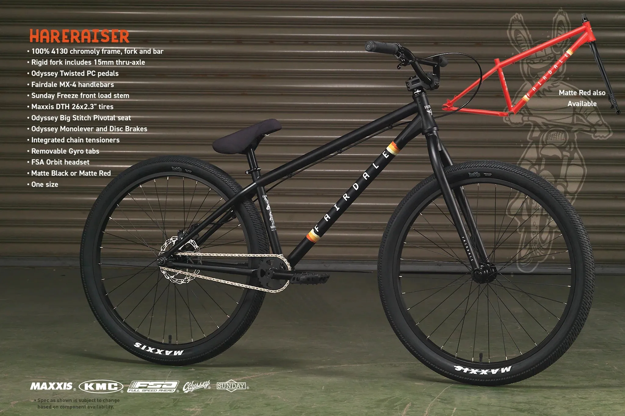 Fairdale Hareraiser 26" Bike (Rigid)