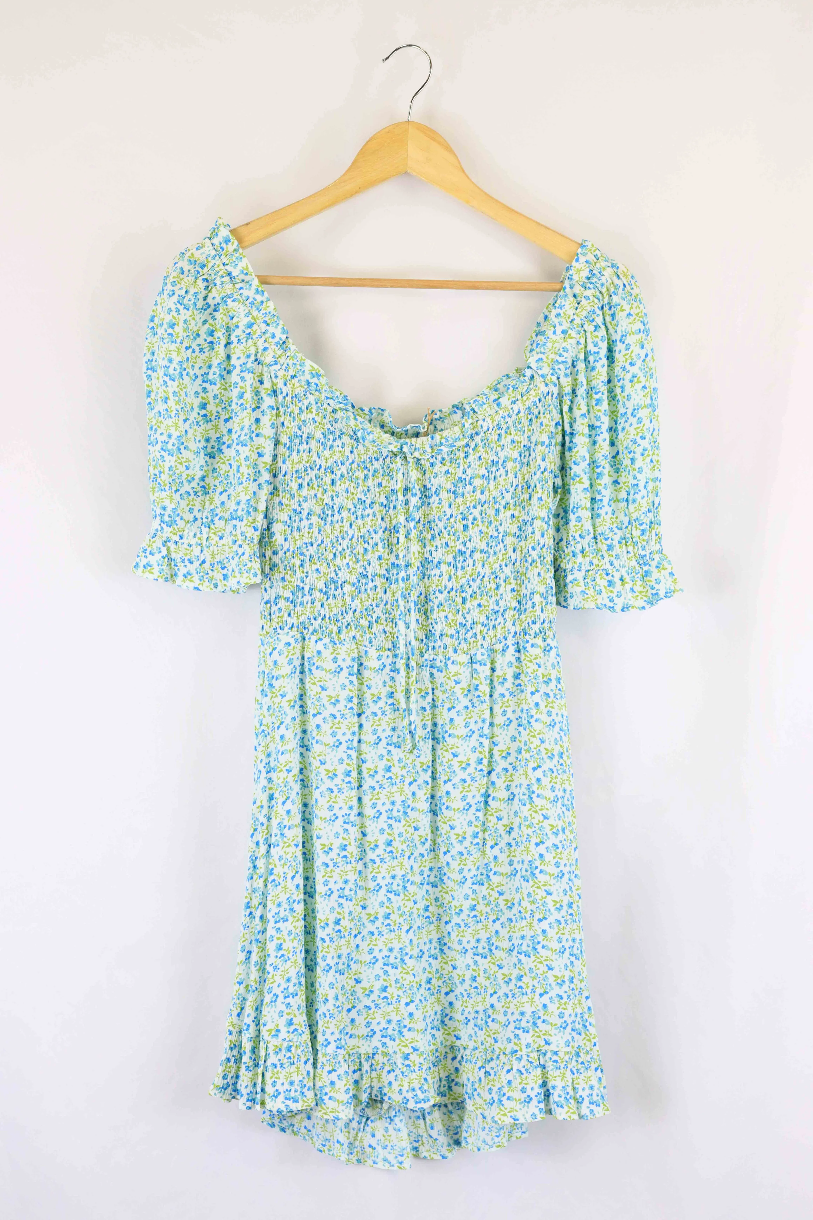 Faithfull The Brand Floral Blue Dress 12