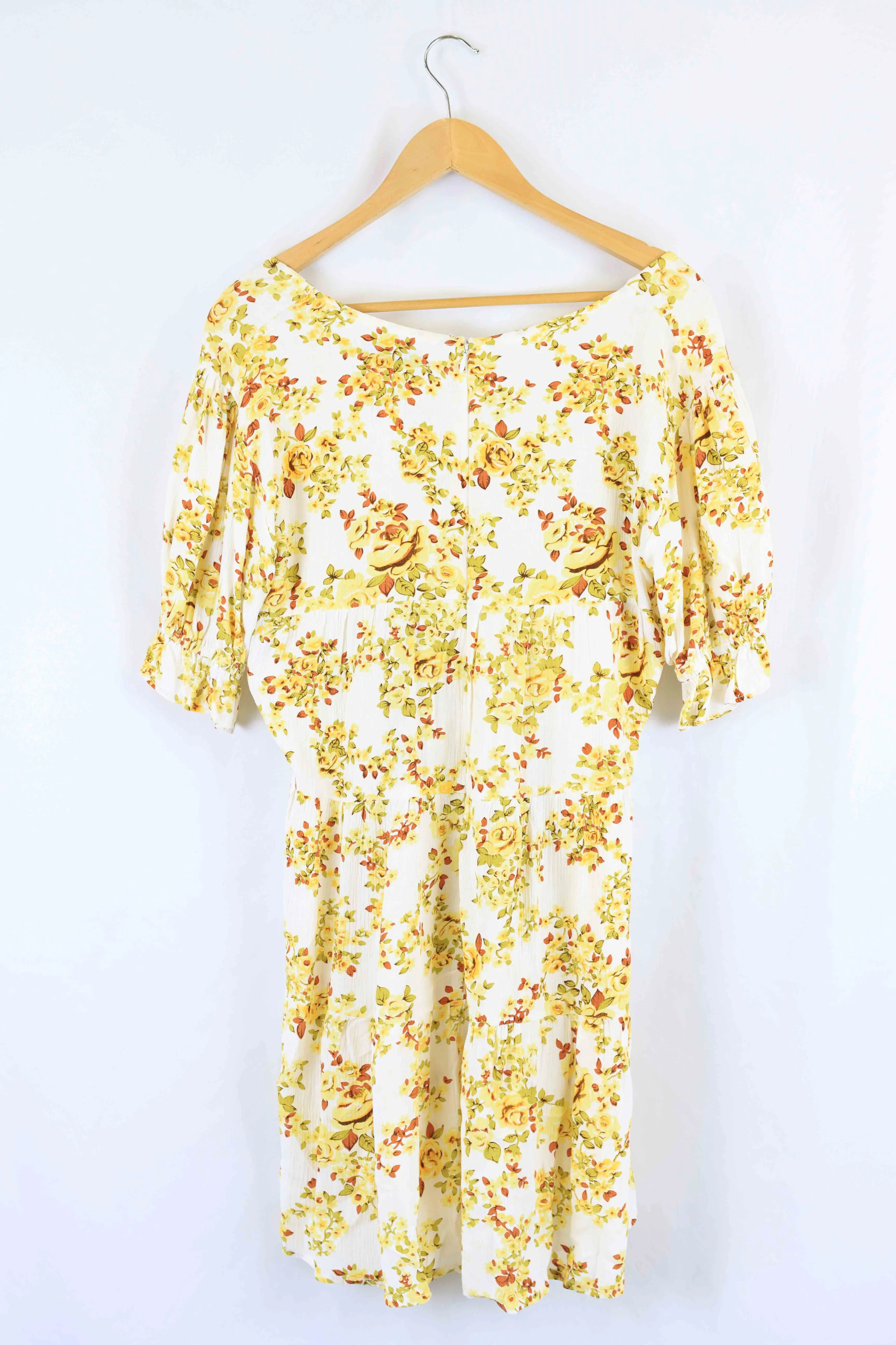 Faithfull The Brand White And Yellow Dress 10