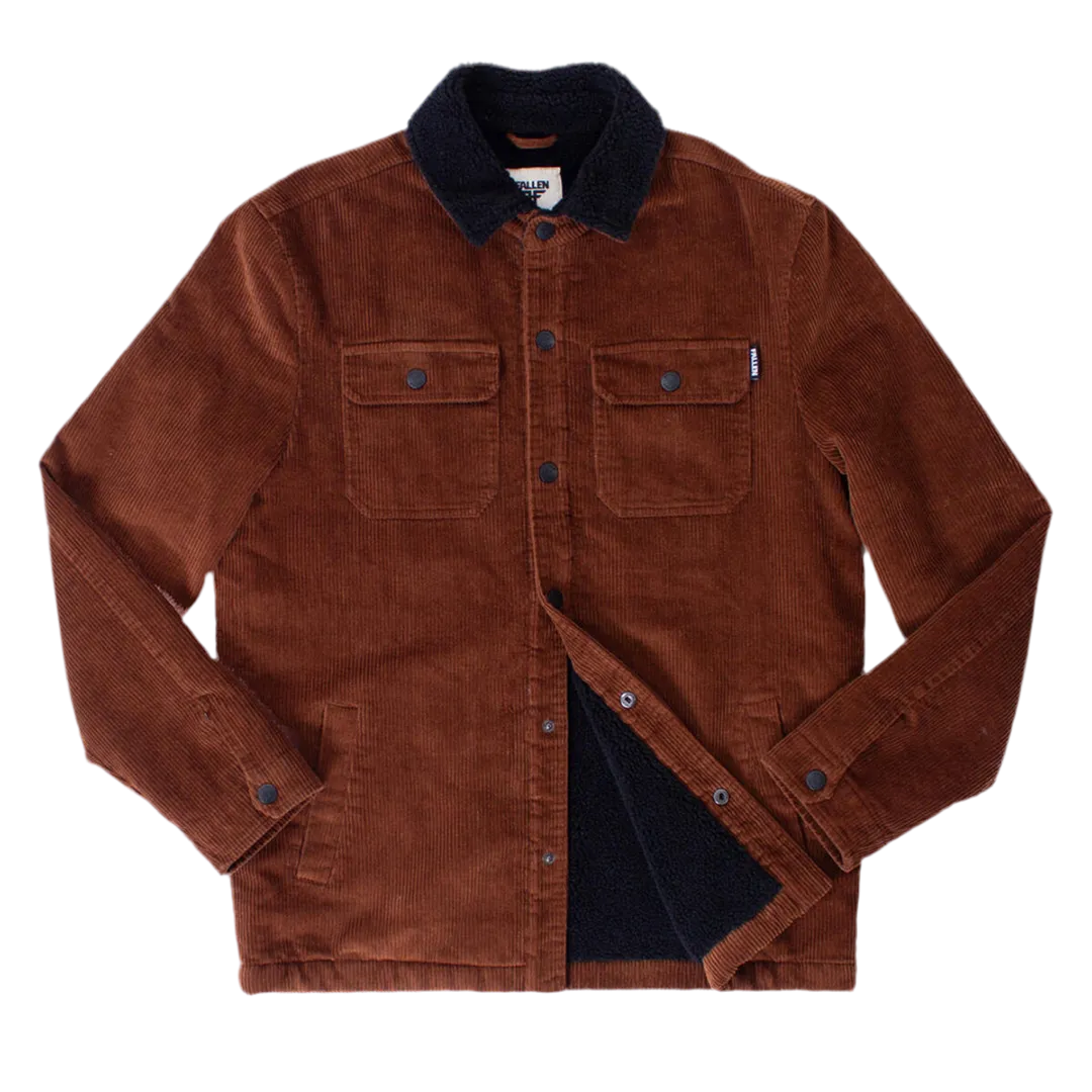 FALLEN LAMB JACKET - BROWN/BLACK