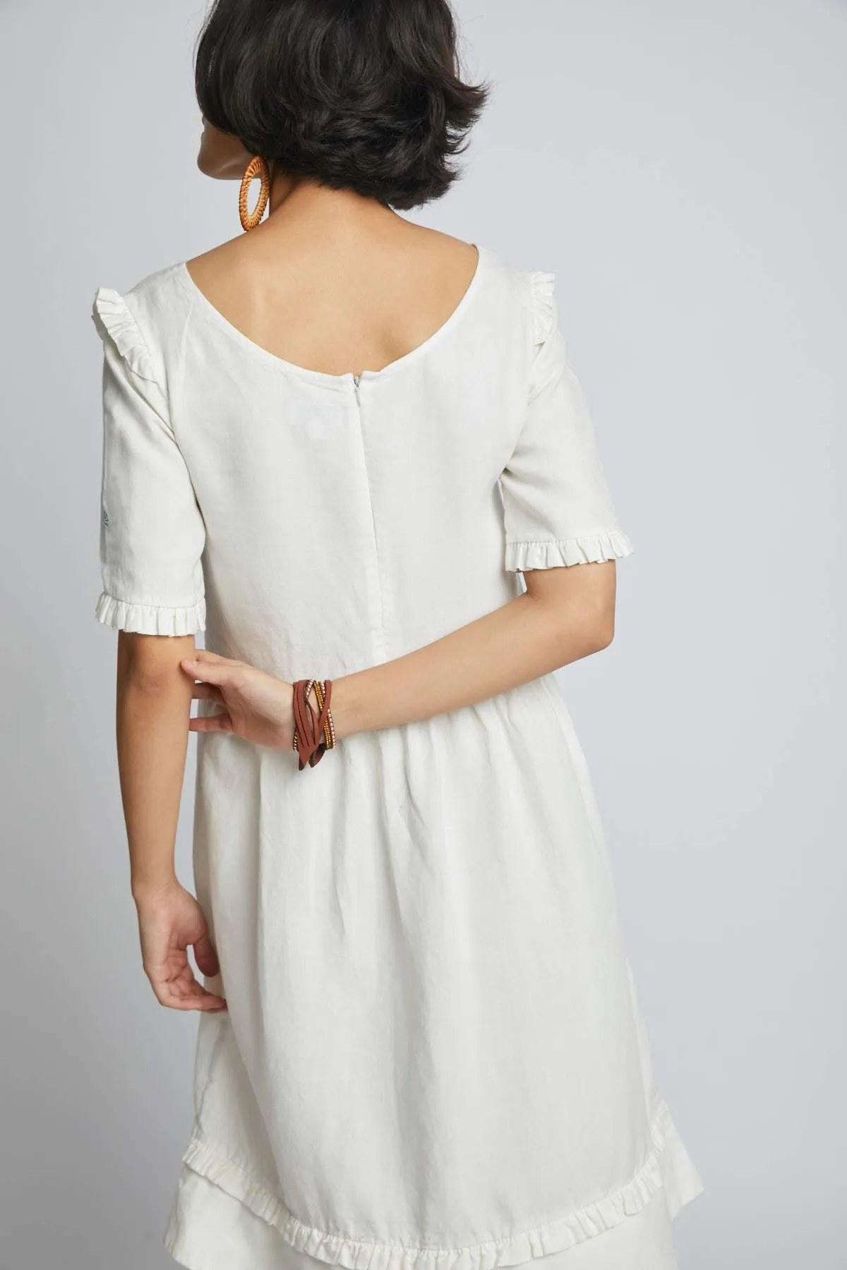 Flare Ruffled Dress