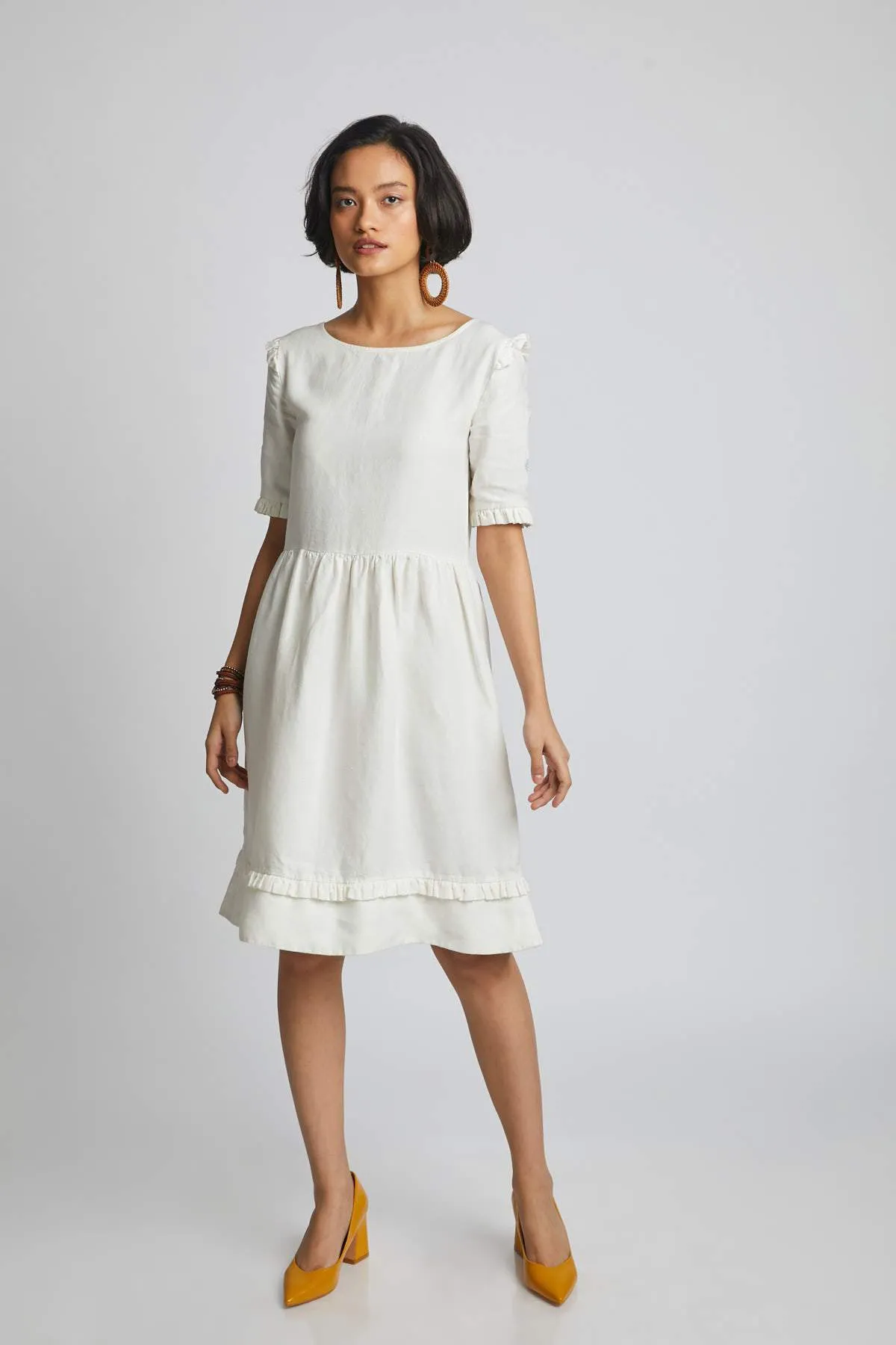 Flare Ruffled Dress