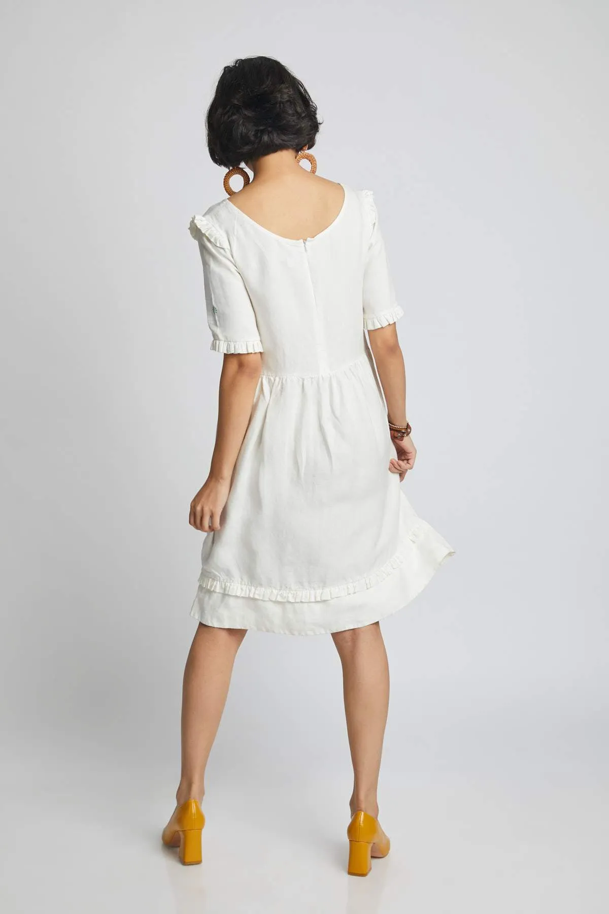 Flare Ruffled Dress