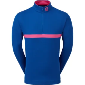 FootJoy Inset Stripe Chillout Pullover - Deep Blue/Berry