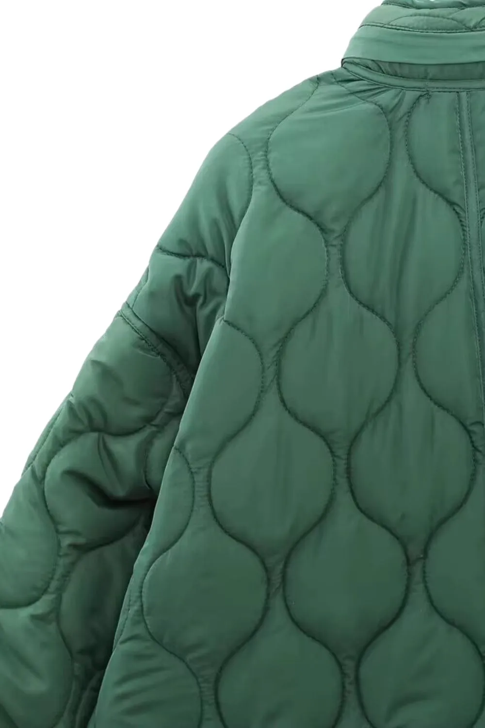 'Gabriella' Quilted Hooded Down Jacket（3 color)