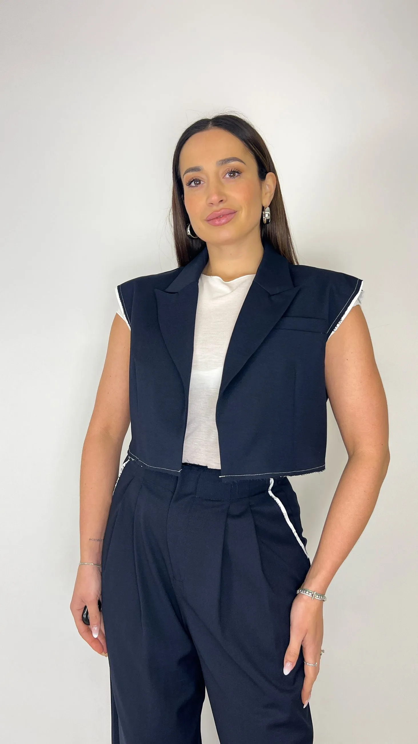 Gilet taglio vivo