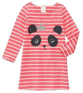Gymboree Girls Panda Shift Dress L(10-12)